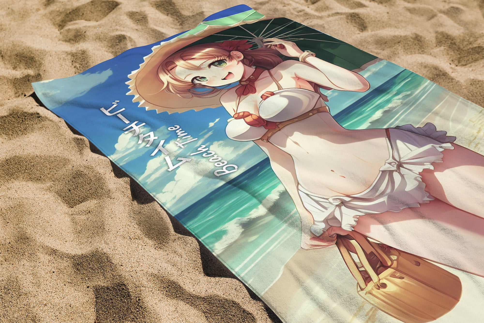 Anime Girl Boys MOBA Towel Beach Towel Game Battle Absorbent Microfiber  Soft Large Sand-Free Soft Queen Size Sand Free Beach Towel (1,L51in x W32in