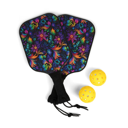 Pop Color Floral Pickleball Kit - Non-Personalized