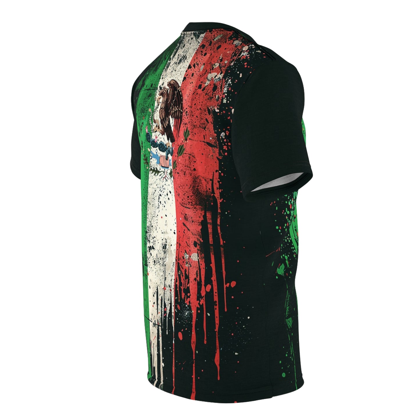 Dirty Grudge Mexican Flag Tri-Color T-shirt for Men