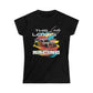 This Lady Loves Racing Cars Women's Cotton Softstyle T-Shirt