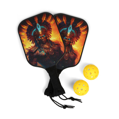 Aztec God Tonatiu Pickleball Kit - Non-Personalized