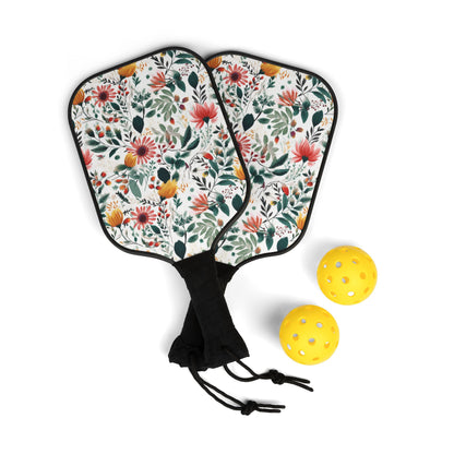 Fall Floral Pattern Pickleball Kit - Non-Personalized