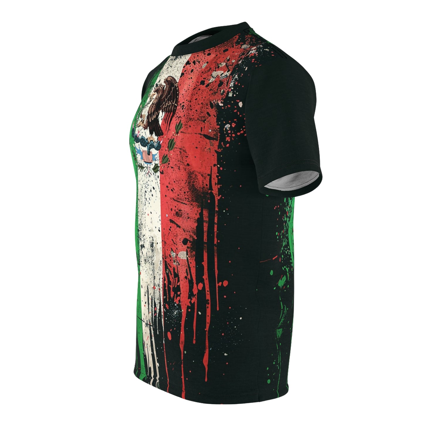 Dirty Grudge Mexican Flag Tri-Color T-shirt for Men