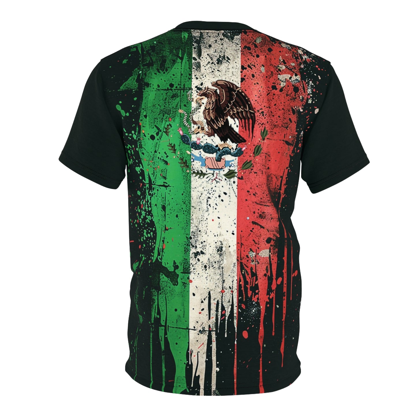 Dirty Grudge Mexican Flag Tri-Color T-shirt for Men