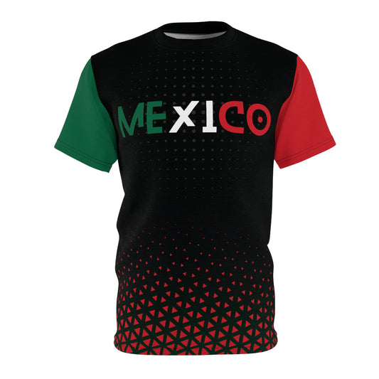 Mexico Tri-Color Text T-shirt for Men