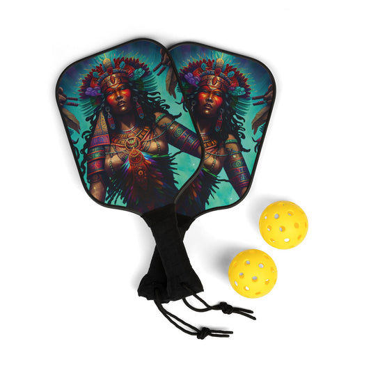 Aztec God Coatlicue Pickleball Kit - Non-Personalized