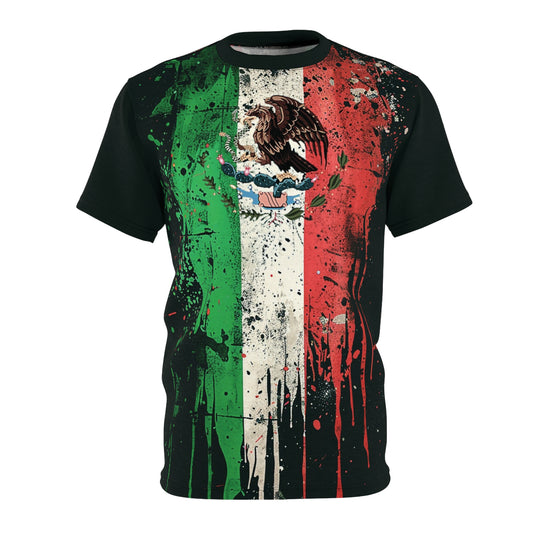 Dirty Grudge Mexican Flag Tri-Color T-shirt for Men