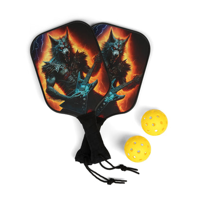 Heavy Metal Werewolf Pickleball Kit - Non-Personalized