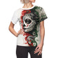 Mexican Catrina Face Tee for Woman