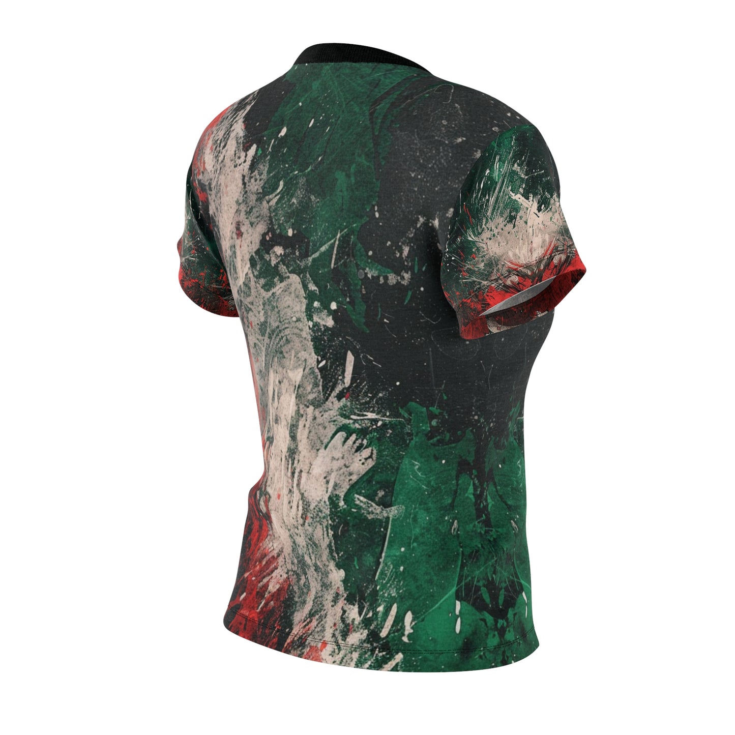 Green white and red Mexico T-shirt for Women