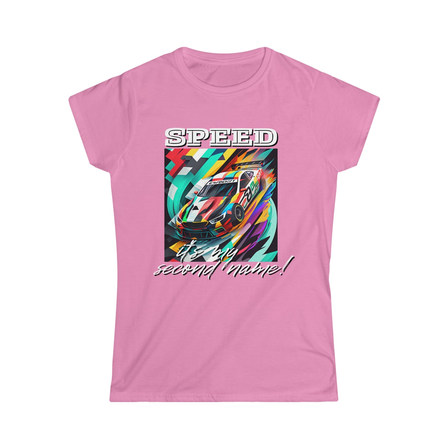 Speed Is My Second Name Women's Cotton Softstyle T-Shirt