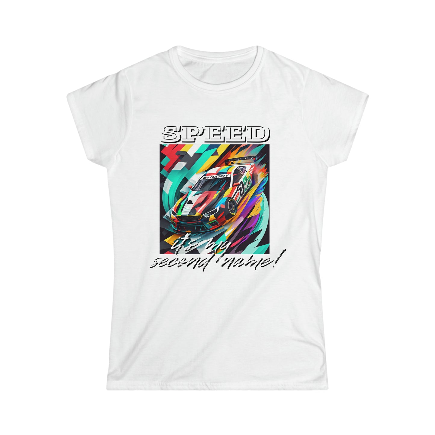 Speed Is My Second Name Women's Cotton Softstyle T-Shirt