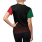 Mexico Tri-Color Text T-shirt for Women