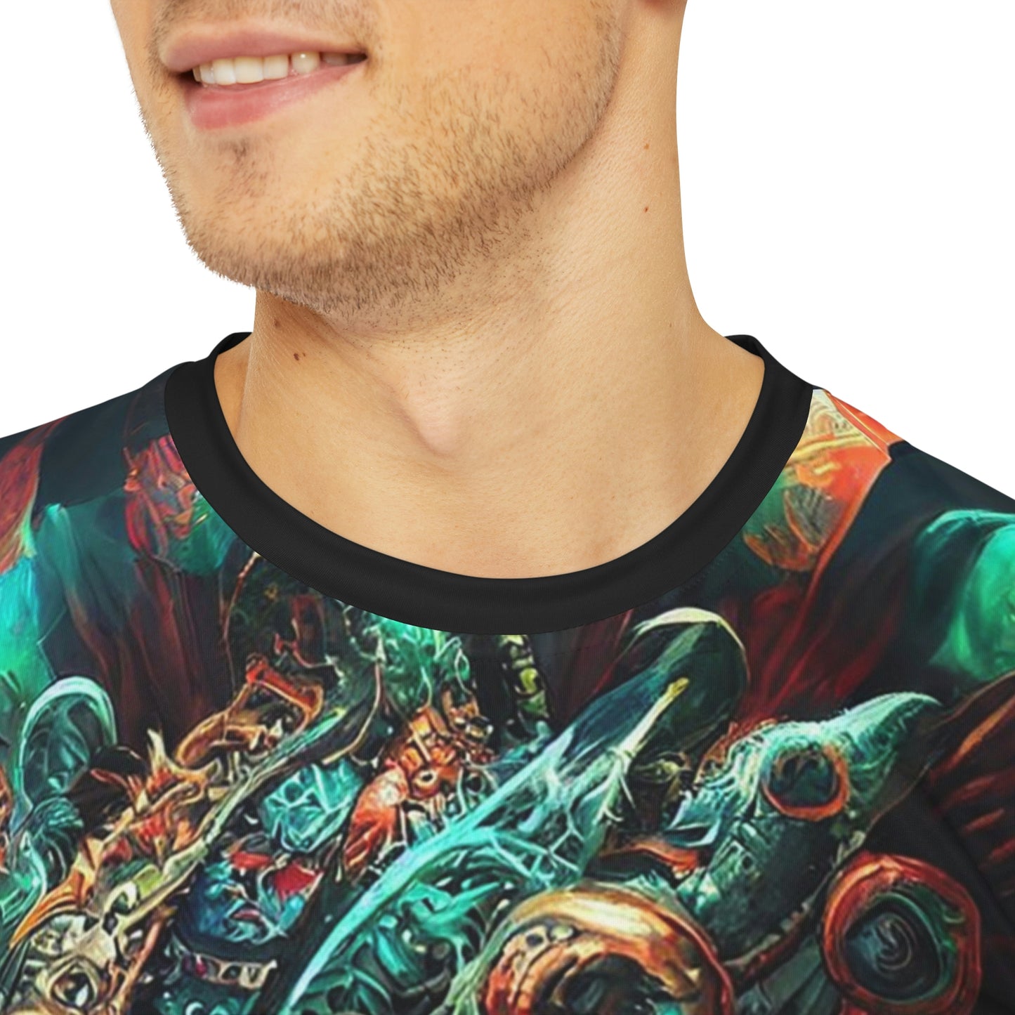 Aztec God Quetzalcoatl T-Shirt | Men's Printed Polyester Tee | Short Sleeve T-Shirt for Man