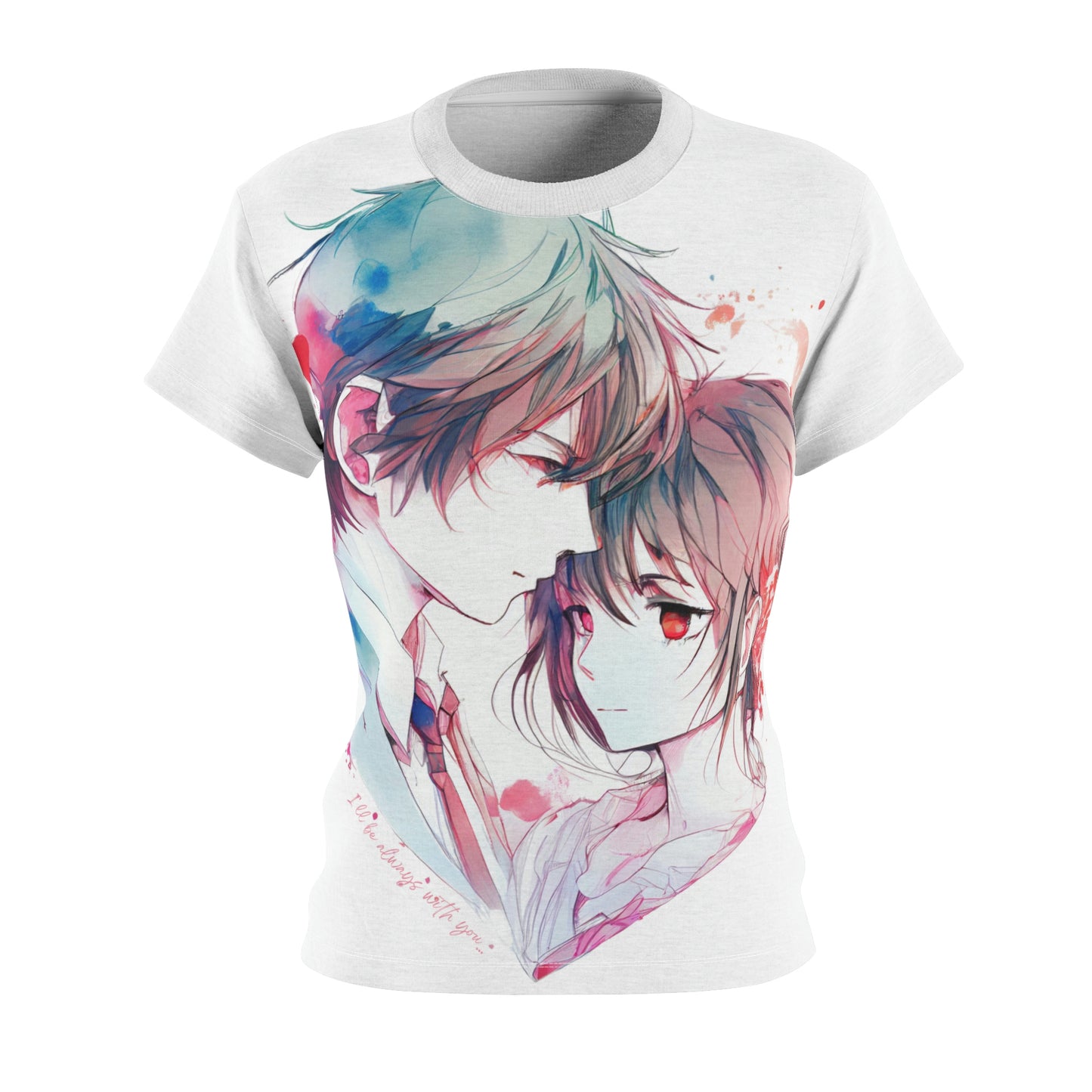 Women's Tee | Anime Style Couples T-Shirt for Woman | Printed Shirt for Her