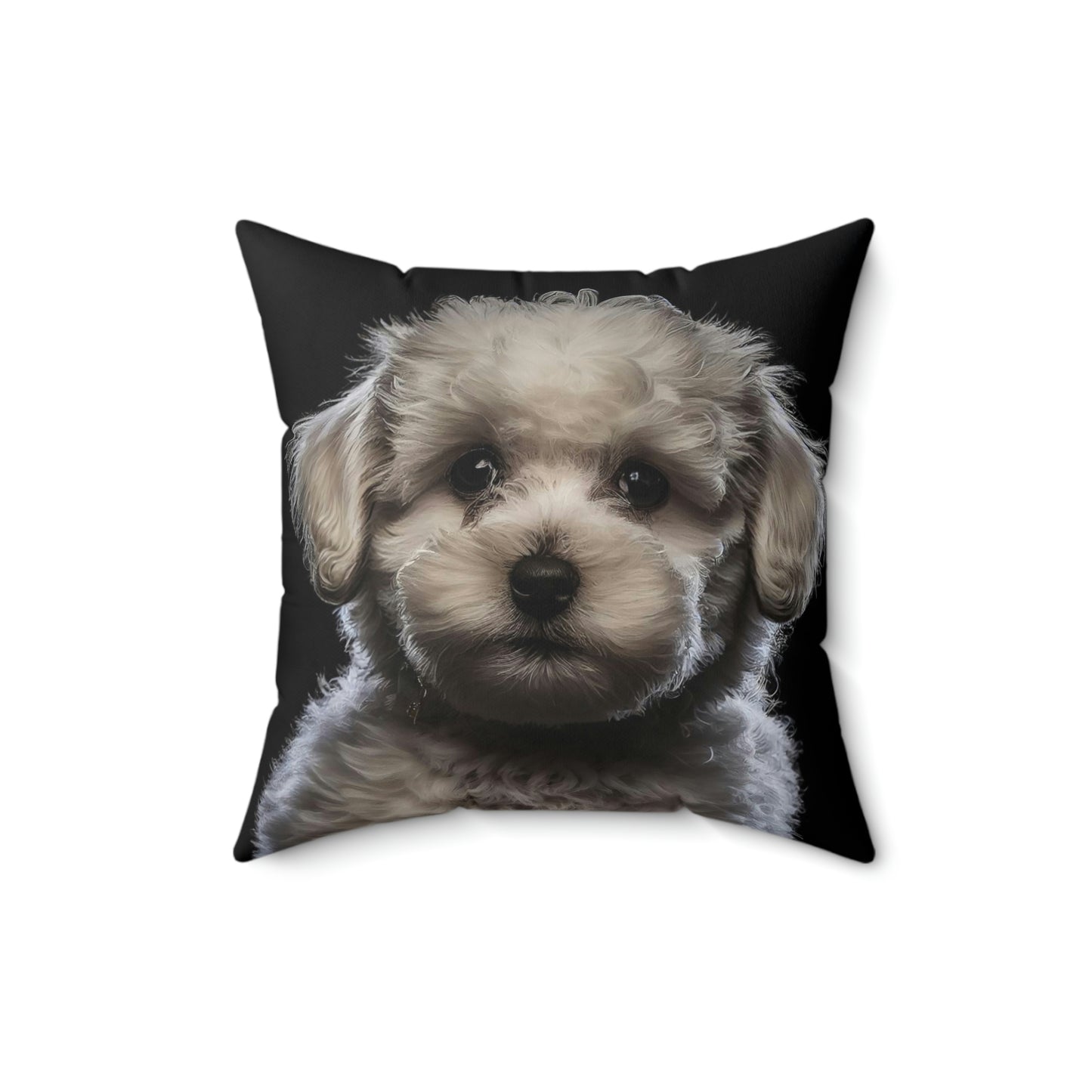 Pet Pillow Case | Bichon Dog Face Pillow Cover | Square Pillow Case (14", 16", 18" or 20")