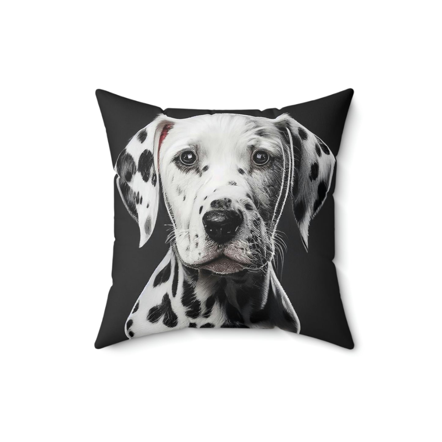 Pet Pillow Case | Dalmatian Dog Face Pillow Cover | Square Pillow Case (14", 16", 18" or 20")