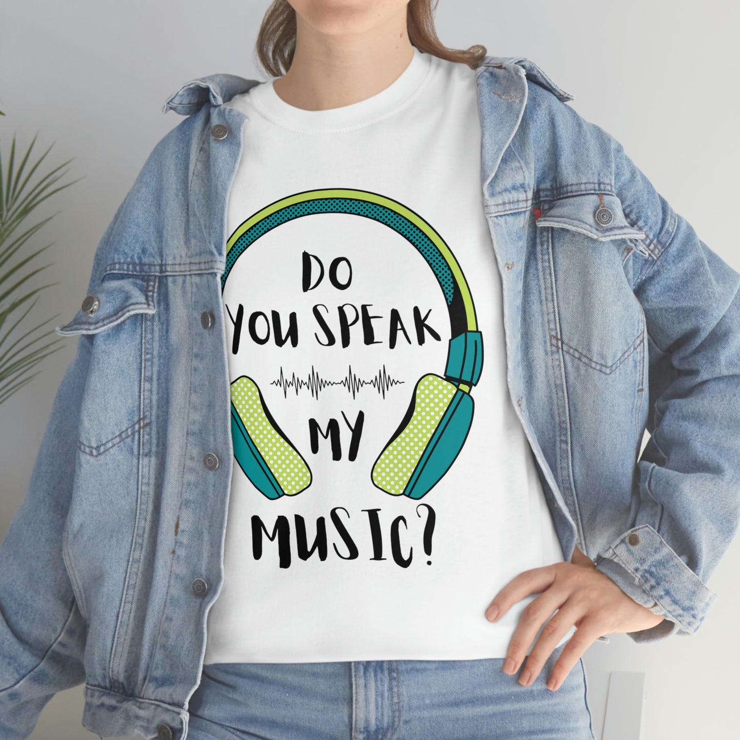 Do You Speak My Music Short Sleeve Tee | Unisex Heavy Cotton T-Shirt | Playera de Algodón