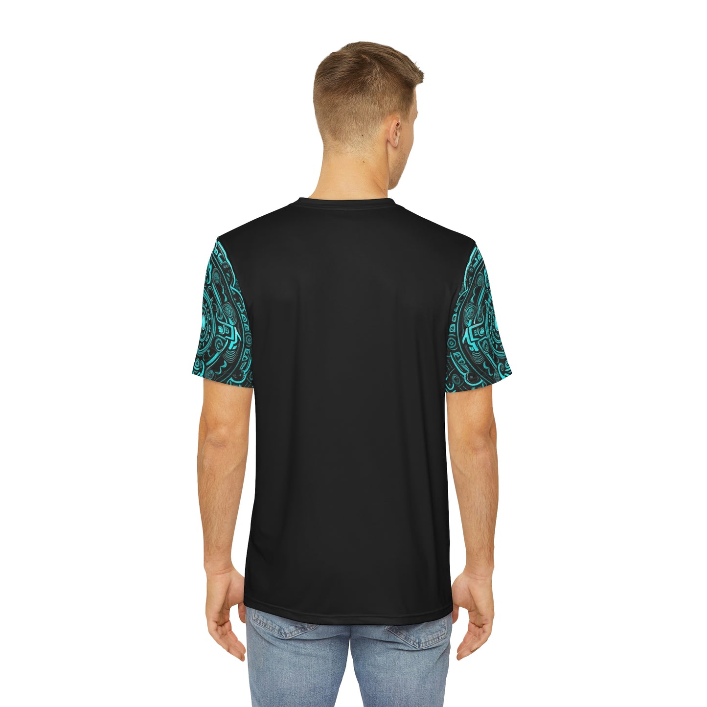 Aztec Goddess of the Moon Meztli T-Shirt | Men's Printed Polyester Tee | Short Sleeve T-Shirt for Man