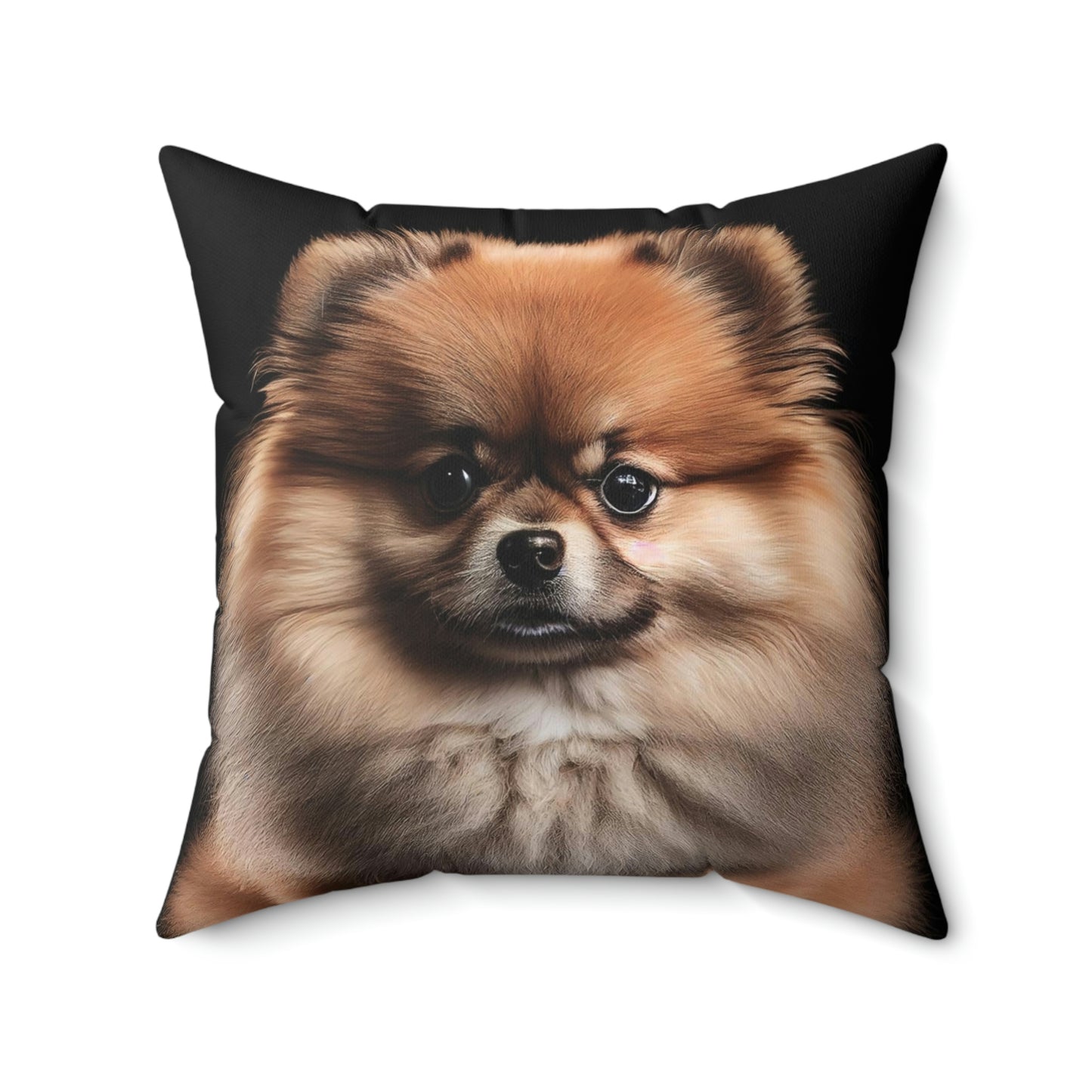 Pet Pillow Case | Pomeranian Dog Face Pillow Cover | Square Pillow Case (14", 16", 18" or 20")