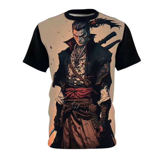 Legendary Samurai Honor Polyester T-Shirt | Men's Printed Short Sleeve Tee