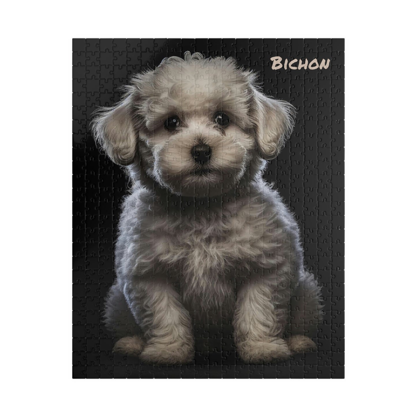 Bichon Puppy Dog Puzzle (110, 252, 500, 1014-piece) | Cute Little Dog Bichon Puzzle Game | Puzzle Game