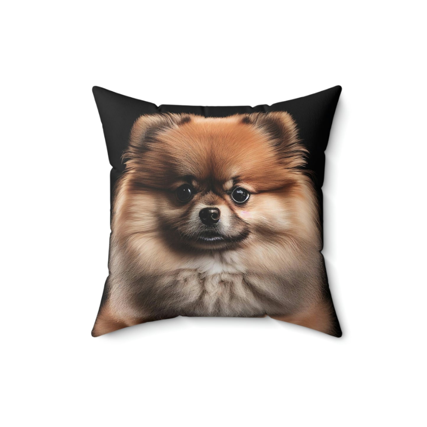 Pet Pillow Case | Pomeranian Dog Face Pillow Cover | Square Pillow Case (14", 16", 18" or 20")