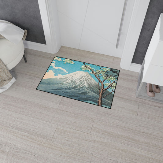 Mount Fuji Heavy Duty Floor Mat | Non-slip Entrance, Bedroom or Bathroom Floor Mat