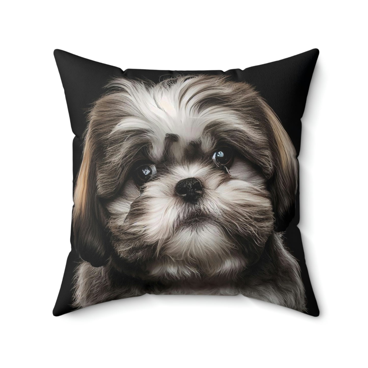 Pet Pillow Case | Shih Tzu Dog Face Pillow Cover | Square Pillow Case (14", 16", 18" or 20")