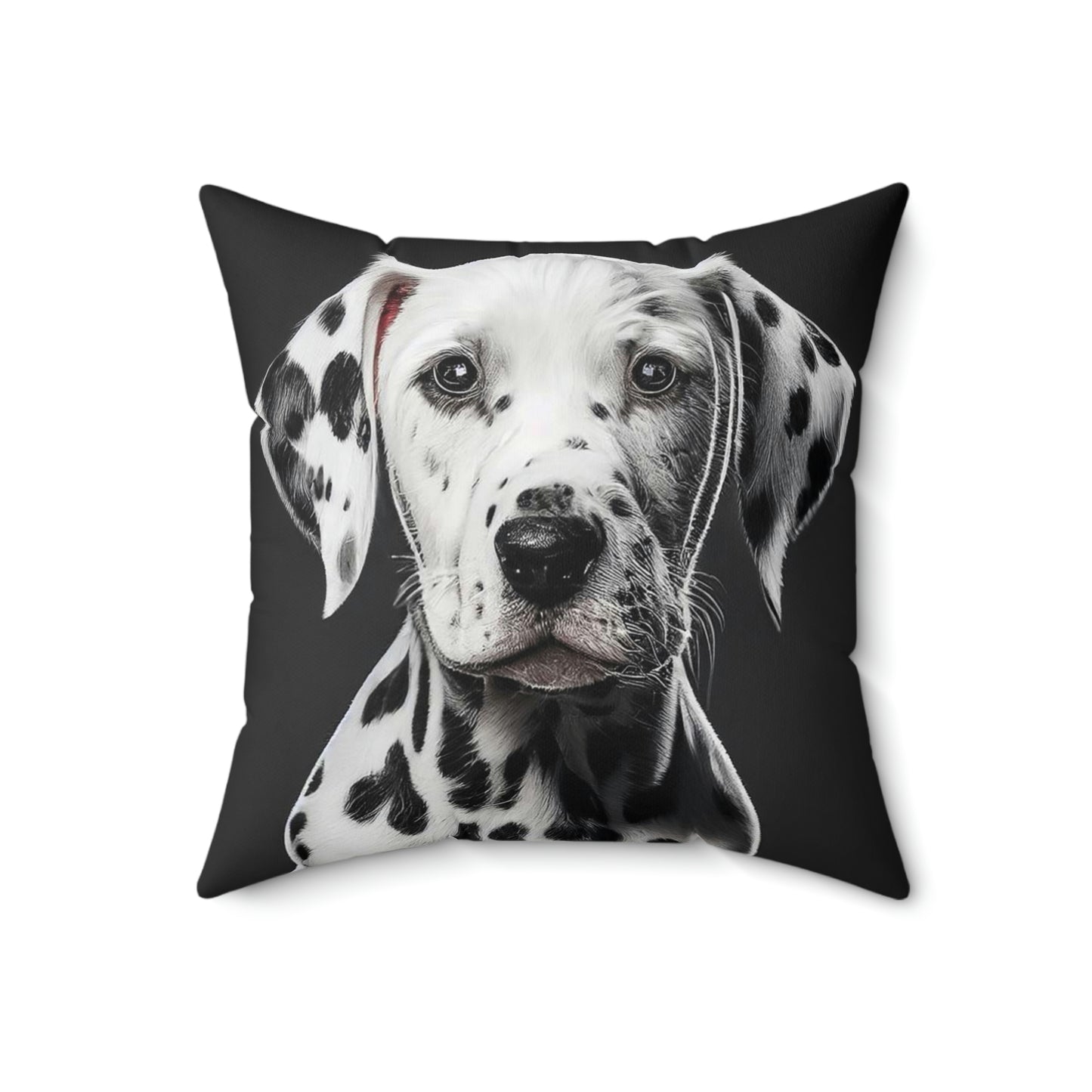 Pet Pillow Case | Dalmatian Dog Face Pillow Cover | Square Pillow Case (14", 16", 18" or 20")