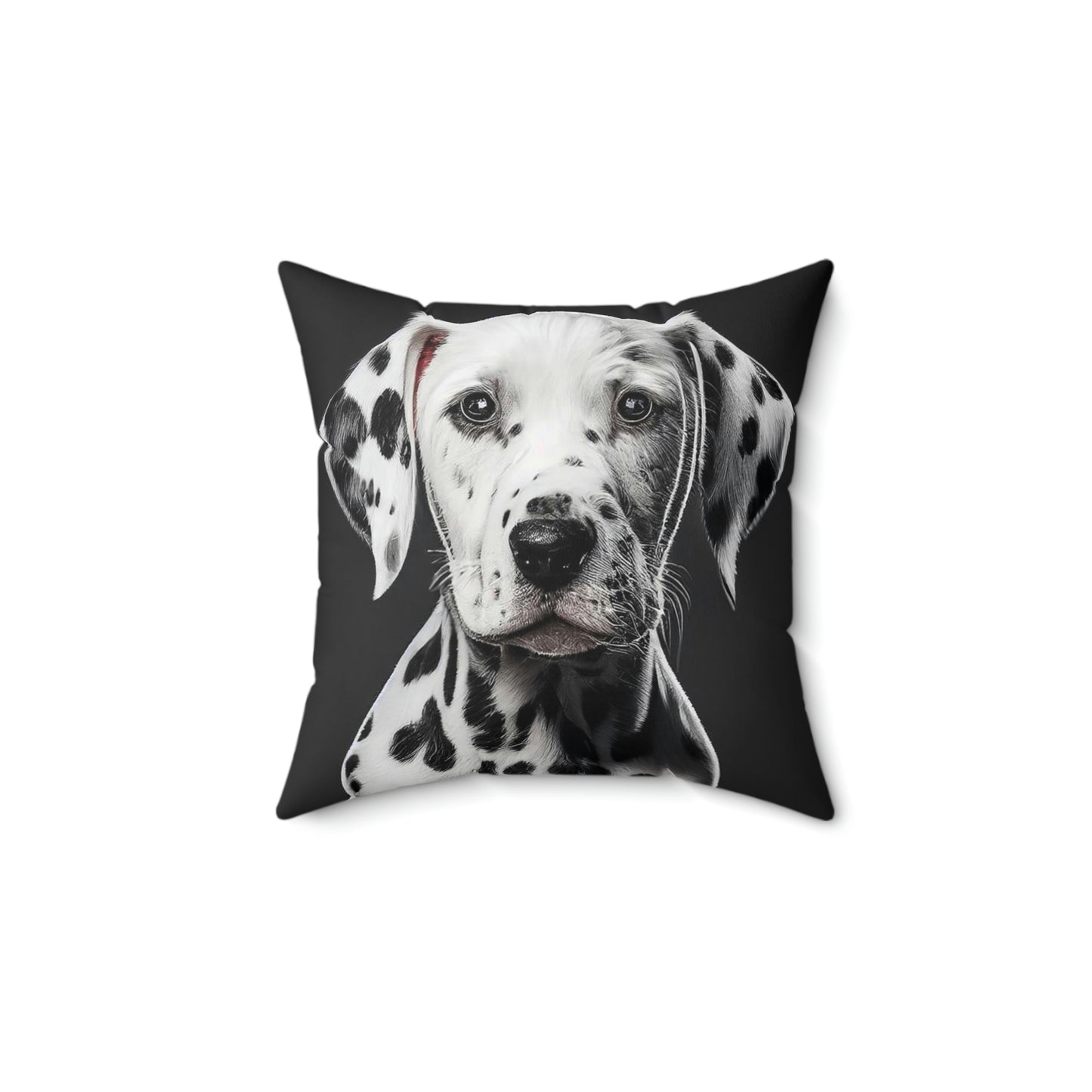 Pet Pillow Case | Dalmatian Dog Face Pillow Cover | Square Pillow Case (14", 16", 18" or 20")