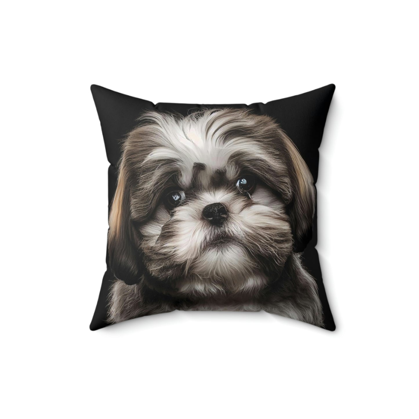 Pet Pillow Case | Shih Tzu Dog Face Pillow Cover | Square Pillow Case (14", 16", 18" or 20")