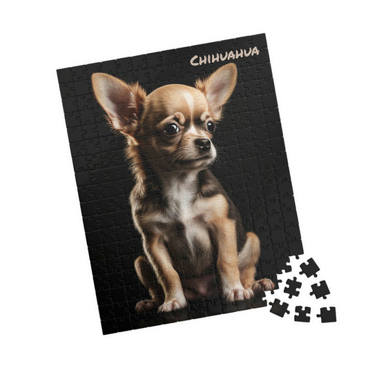 Chihuahua Puppy Dog Puzzle (110, 252, 500, 1014-piece) | Cute Little Dog Chihuahua Puzzle Game | Puzzle Game