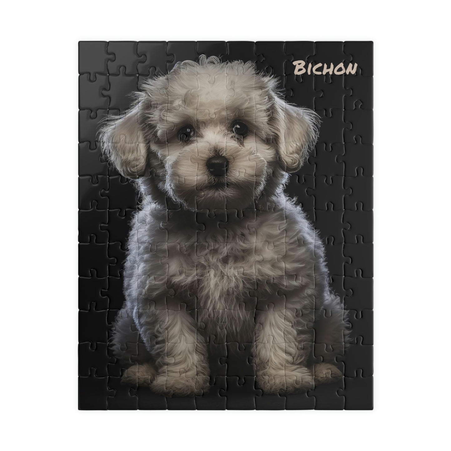 Bichon Puppy Dog Puzzle (110, 252, 500, 1014-piece) | Cute Little Dog Bichon Puzzle Game | Puzzle Game