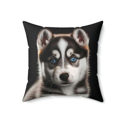 Pet Pillow Case | Husky Dog Face Pillow Cover | Square Pillow Case (14", 16", 18" or 20")