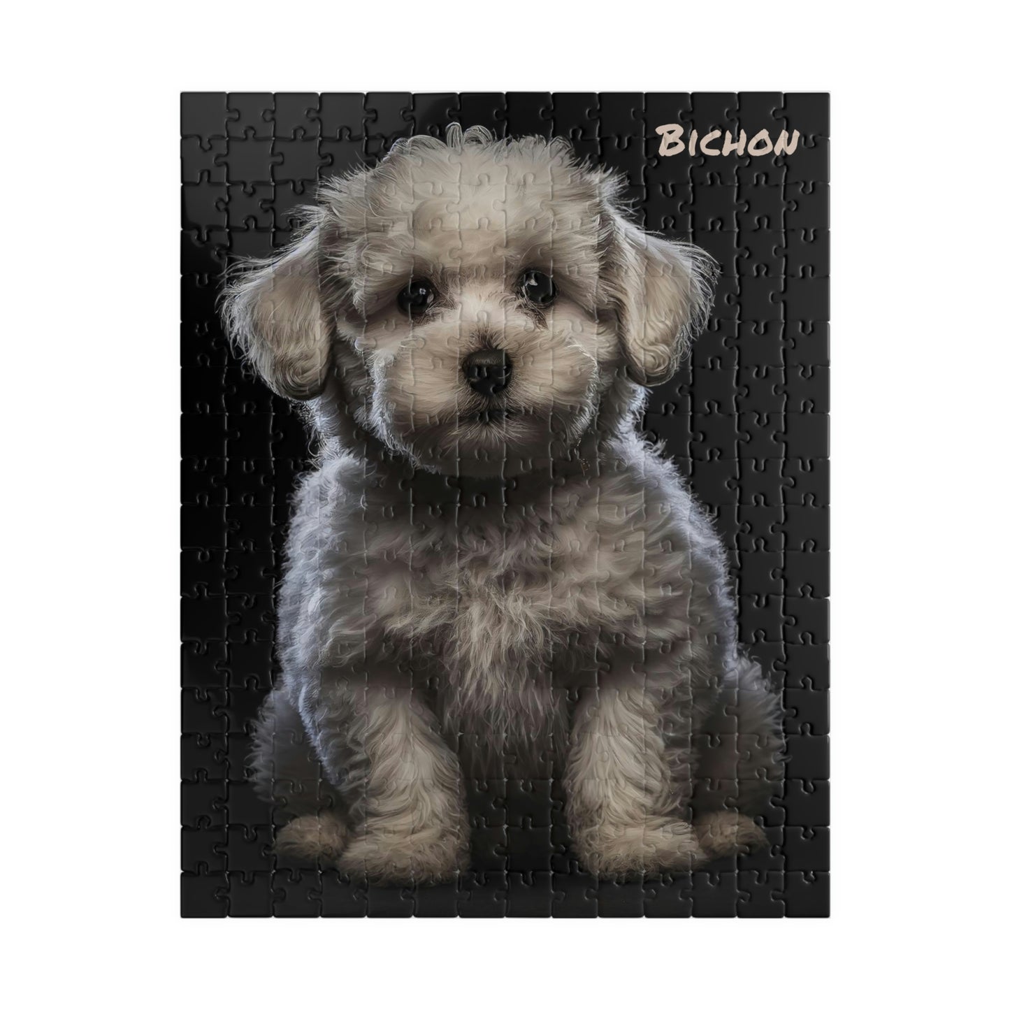 Bichon Puppy Dog Puzzle (110, 252, 500, 1014-piece) | Cute Little Dog Bichon Puzzle Game | Puzzle Game