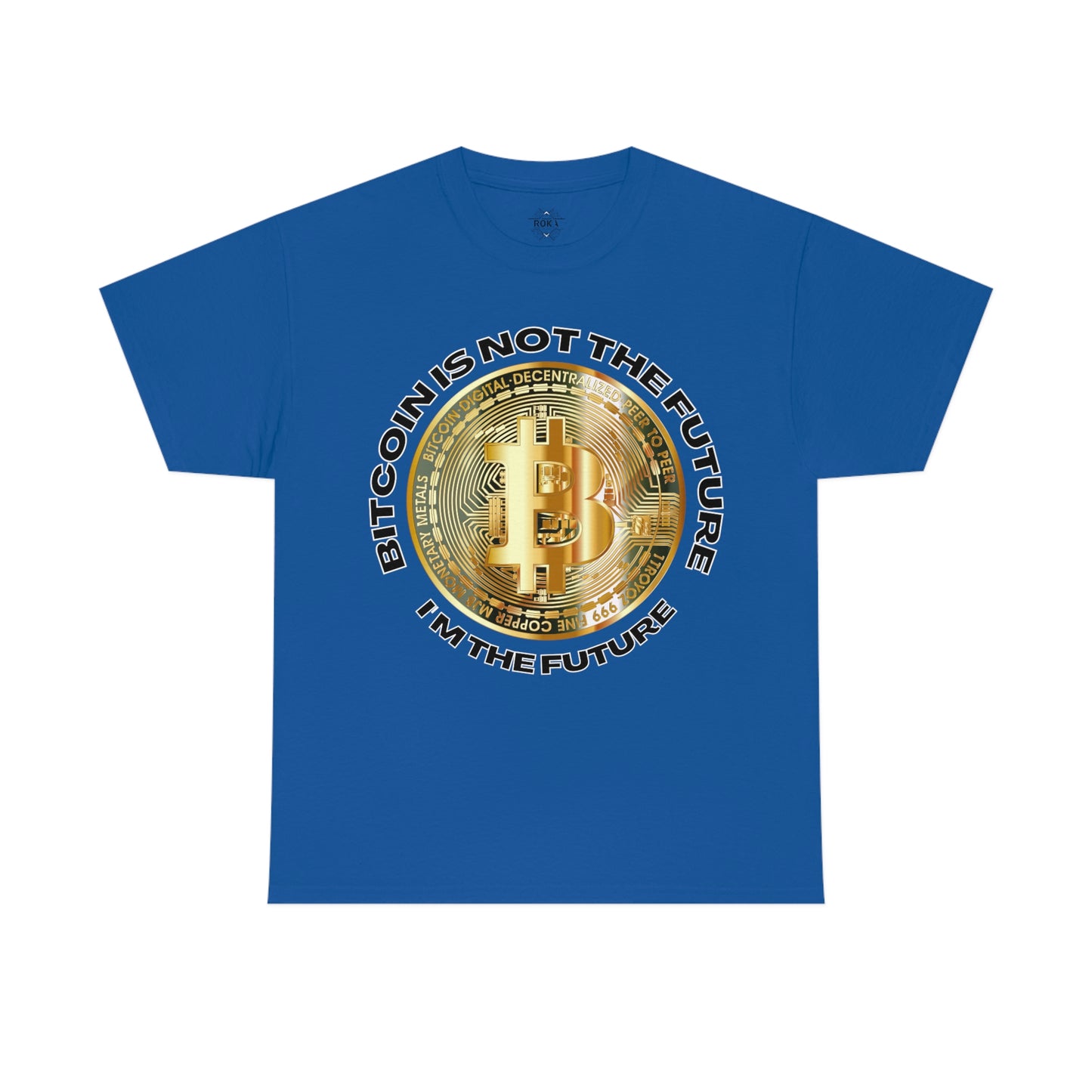 Bitcoin Is Not The Future Short Sleeve Tee | Unisex Heavy Cotton T-Shirt | Playera de Algodón