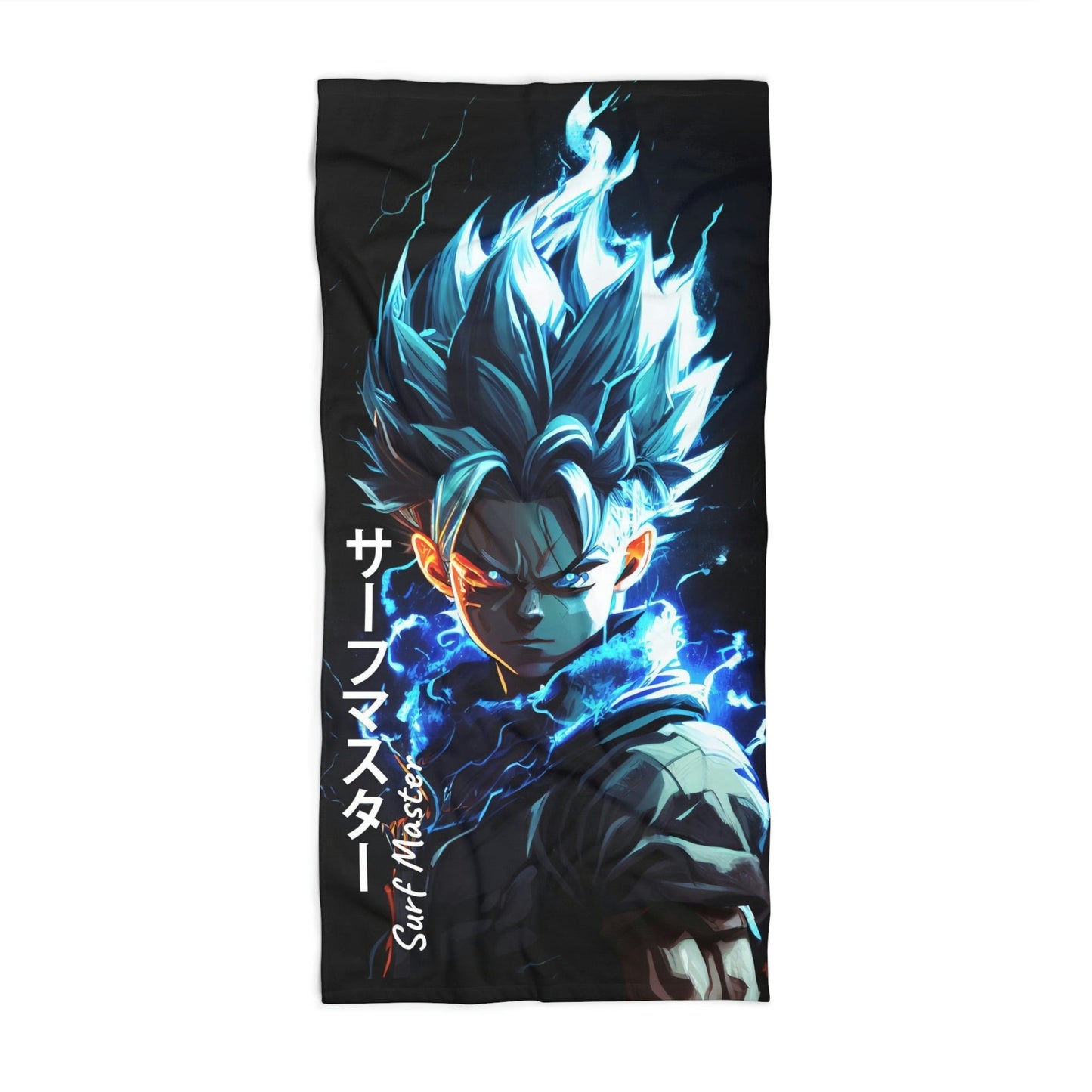 Anime Beach Towel: Surf Master | Absorbent Cotton-Polyester Pool Towel