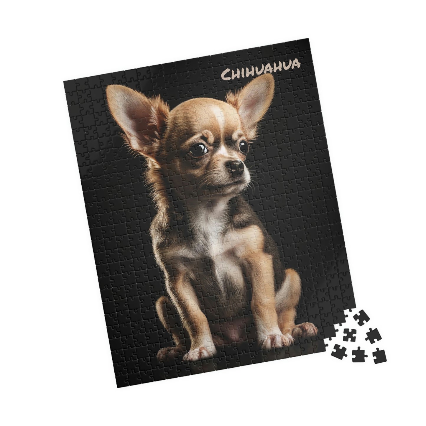 Chihuahua Puppy Dog Puzzle (110, 252, 500, 1014-piece) | Cute Little Dog Chihuahua Puzzle Game | Puzzle Game