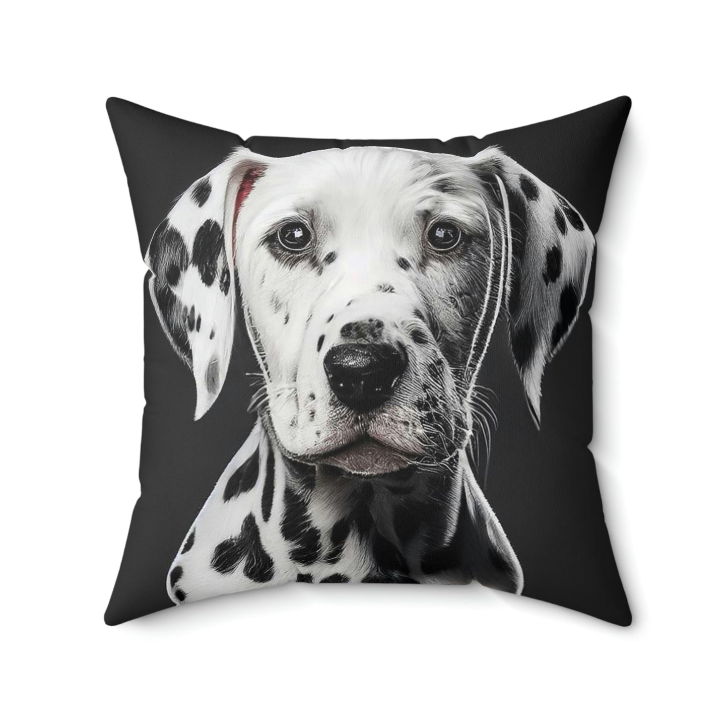 Pet Pillow Case | Dalmatian Dog Face Pillow Cover | Square Pillow Case (14", 16", 18" or 20")