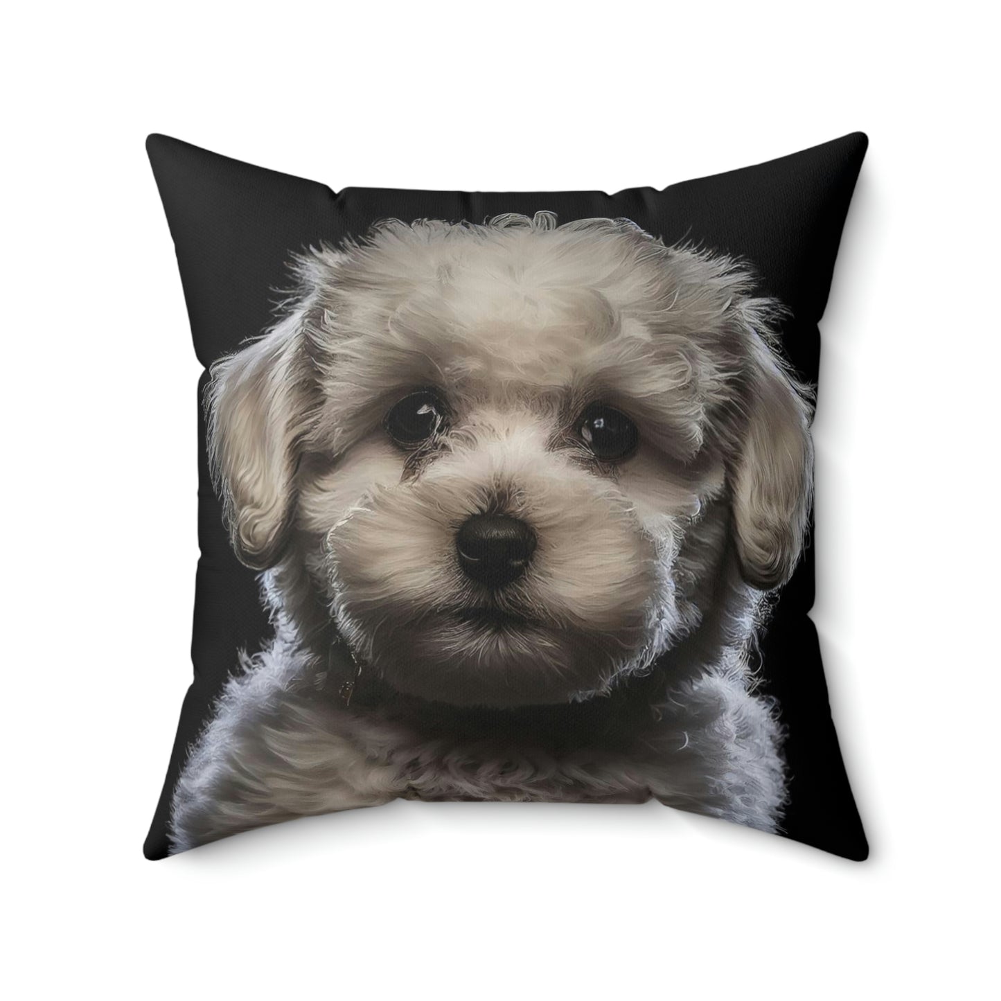 Pet Pillow Case | Bichon Dog Face Pillow Cover | Square Pillow Case (14", 16", 18" or 20")