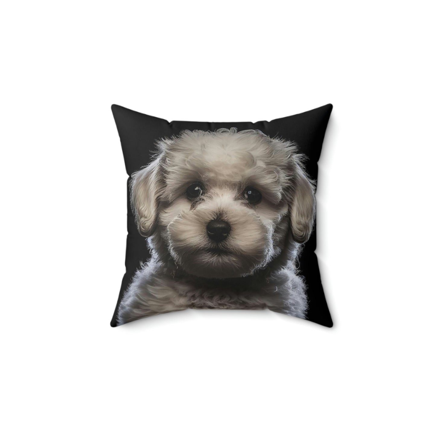 Pet Pillow Case | Bichon Dog Face Pillow Cover | Square Pillow Case (14", 16", 18" or 20")