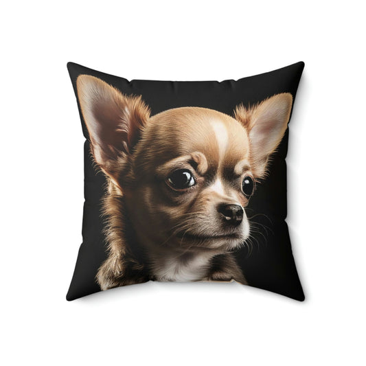 Pet Pillow Case | Chihuahua Dog Face Pillow Cover | Square Pillow Case (14", 16", 18" or 20")