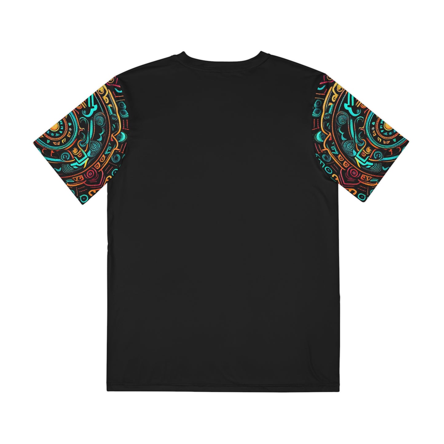 Coatlicue Aztec Mother of Gods T-Shirt | Men's Printed Polyester Tee | Short Sleeve T-Shirt for Man