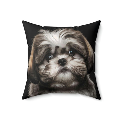 Pet Pillow Case | Shih Tzu Dog Face Pillow Cover | Square Pillow Case (14", 16", 18" or 20")