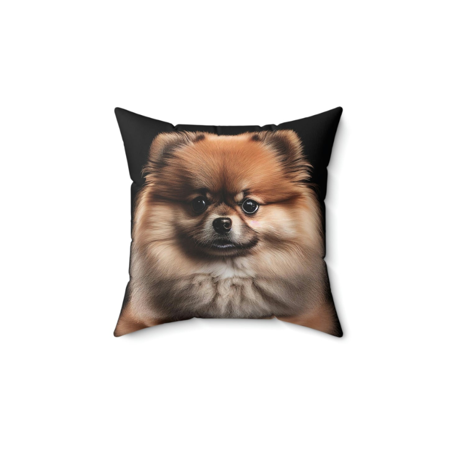 Pet Pillow Case | Pomeranian Dog Face Pillow Cover | Square Pillow Case (14", 16", 18" or 20")